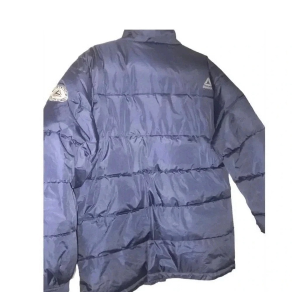NWT Reebok Men’s Heavyweight Insulated Puffer Hoodless Coat Size Large - Picture 9 of 10